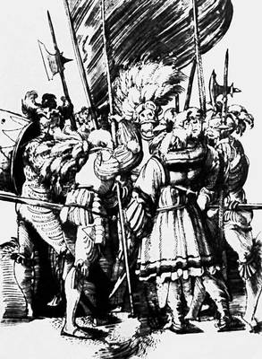 Швейцария. У. Граф. «Сборище солдат». Рисунок. 1515. Публичное художественное собрание, Базель.