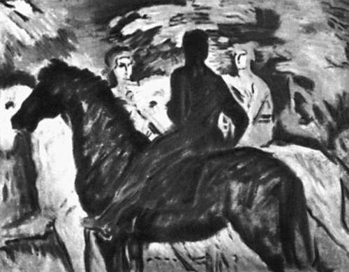 Чехия. Я. Прейслер. «Наездники». 1910—1913. Национальная галерея. Прага.