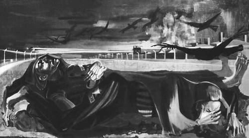 X. Грундиг. «Жертвам фашизма». 1946—49. Картинная галерея. Дрезден.