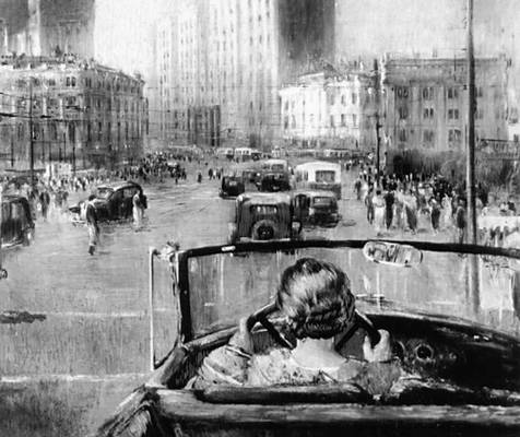 Ю. И. Пименов. «Новая Москва». 1937. Третьяковская галерея. Москва.