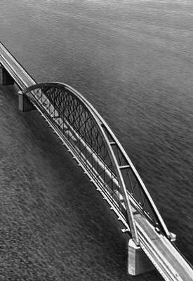 Федеративная Республика Германия. Г. Ломер. Мост через Рейн в Дюссельдорфе. 1963.