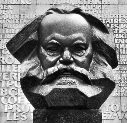 Л. Е. Кербель. Памятник К. Марксу в Карл-Маркс-Штадте (ГДР). Бронза. 1971.