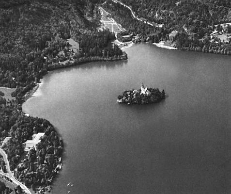 Югославия. Озеро Блед на северо-западе Югославии.