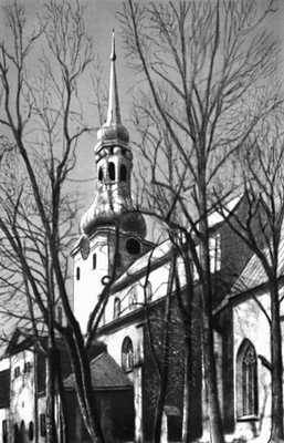Таллин. Домский собор. 13—15 вв. (башня — 1779, архитектор К. Л. Гейст).