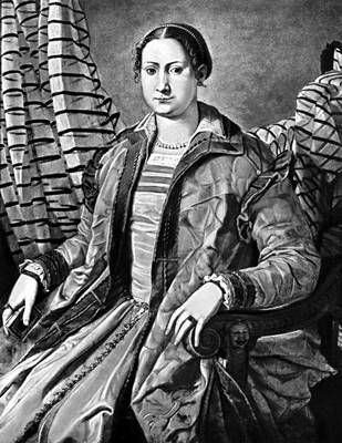 Бронзино. Портрет Элеоноры Толедской (?). Около 1550. Галерея Сабауда. Турин.