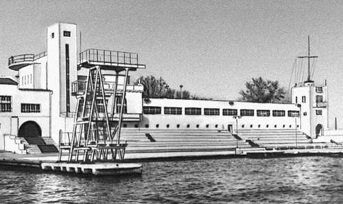 Севастополь. Водная станция Черноморского флота. 1933.