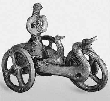 Керамическая колесница из Дупляи. Конец 2-го тыс. до н. э. Народный музей. Белград.