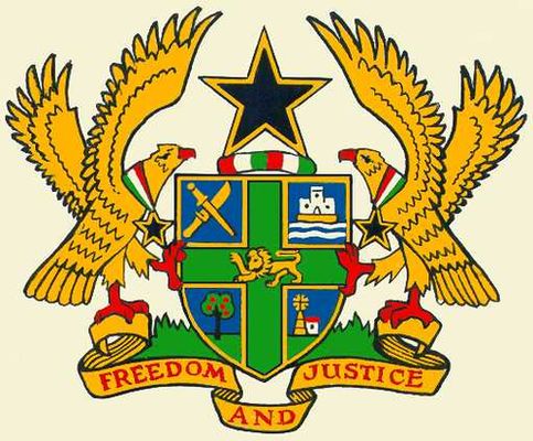Государственный герб Ганы.