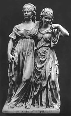 И. Г. Шадов. «Кронпринцесса Луиза и принцесса Фридерика». Мрамор. 1795. Национальная галерея. Берлин.