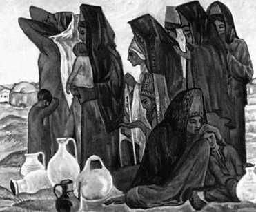 М. Мамедов. «Моление о воде». 1967. Музей изобразительных искусств Туркменской ССР. Ашхабад.