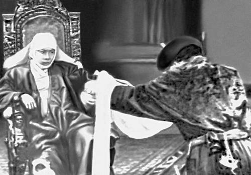 Кадр из фильма «Потомок Чингисхана». Реж. В. И. Пудовкин. 1929.
