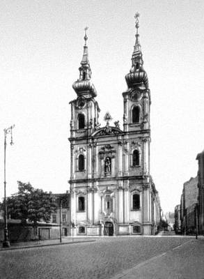 Будапешт. Церковь св. Анны. 1740—62. Архитекторы К. Хамон и М. Непауэр.