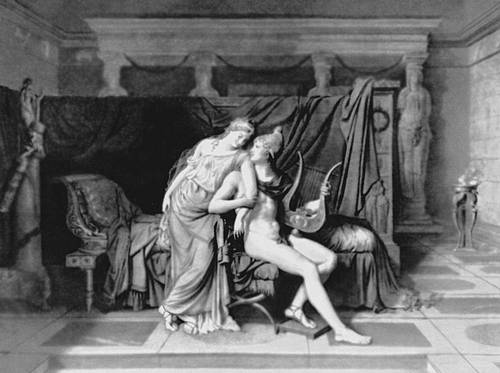 Ж. Л. Давид. «Парис и Елена». 1788. Лувр. Париж.