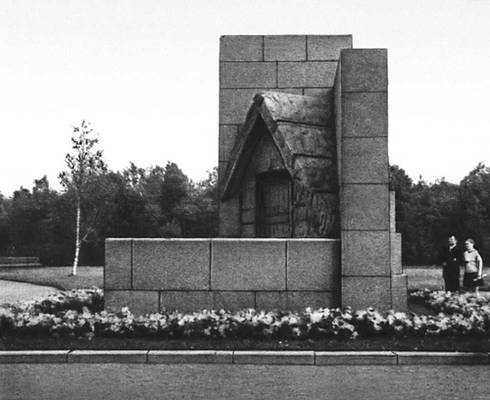 А. И. Гегелло. Памятник-шалаш В. И. Ленину в Разливе. 1927.