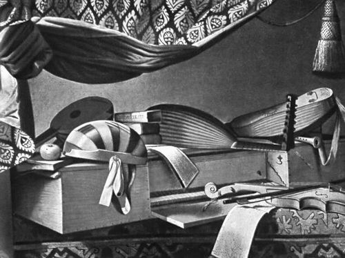 Э. Баскенис. «Натюрморт с музыкальными инструментами». 17 в. Галерея Академии Каррара. Бергамо.