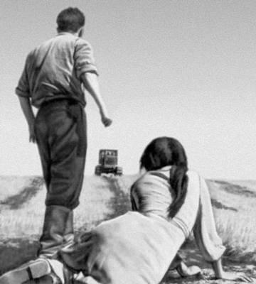 Кадр из фильма «Зной». Режиссер Л. Е. Шепитько. 1963.