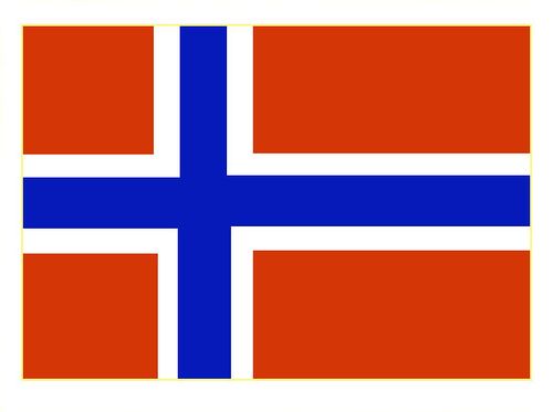 Флаг государственный. Норвегия.