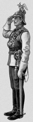 Рядовой лейб-гвардии Кавалергардского полка в парадной форме. 1912.