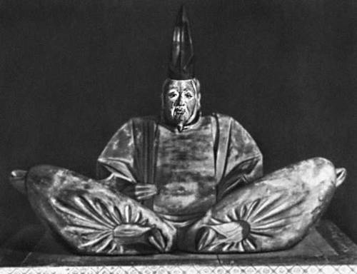 Япония. Изобразительное искусство 6—17 вв. «Есуги Шигефуса». Раскрашенное дерево. 13 в. Монастырь Мэйгэцуи. Камакура.