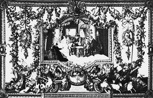 Зарубежная художественная промышленность. Гобелен из серии «Дон Кихот» (Франция). 1746—48.