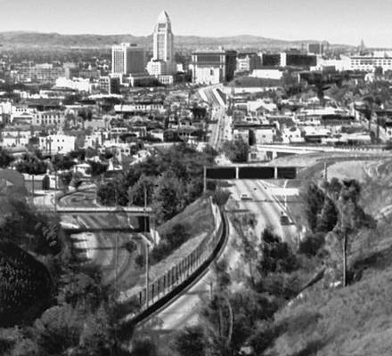 Лос-Анджелес. Вид на центральную часть города.
