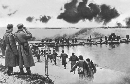 Переправа через Днепр. 1943.