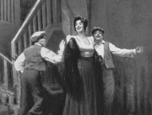 Сцена из спектакля «Мятежница» Р. Чапи-и-Коренте. «Театро лирико». 1961.