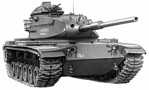 Рис. 9б. Американский современный танк М6OAI.