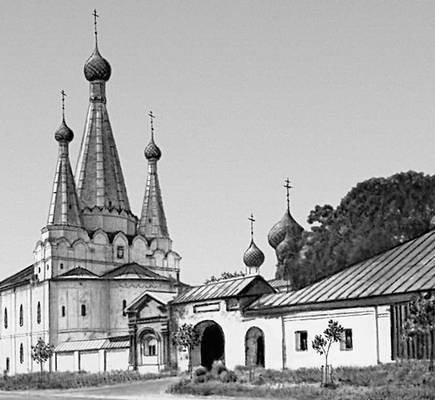 Углич. Успенская («Дивная») церковь Алексеевского монастыря. 1628.