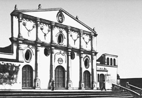 Фасад церкви Сан-Франсиско в Гранаде. 1862.