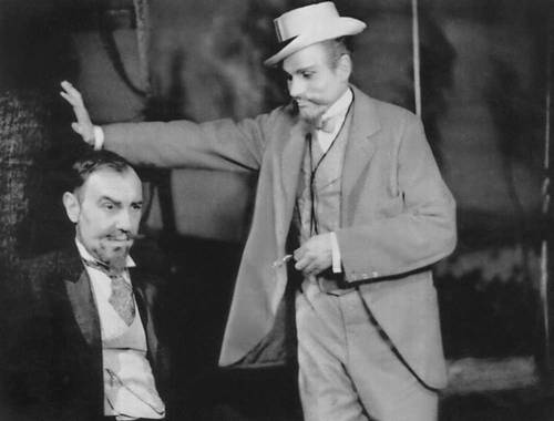 Р. Ридчардсон и Л. Оливье в сцене из спектакля «Дядя Ваня» А. П. Чехова. Театр «Олд Вик». 1945.