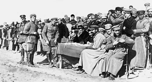 Добровольческий отряд по борьбе с басмачами. Душанбе. 1921.