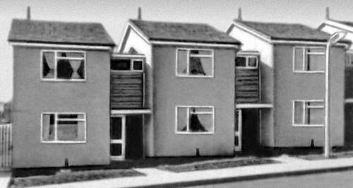 Л. Г. Винсент. Блокированные жилые дома в Стивенедже (Англия). 2-я половина 1940-х — 1950-е гг.