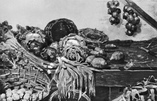 У. Макгрегор. «Прилавок с овощами». 1884. Национальная галерея Шотландии. Эдинбург.