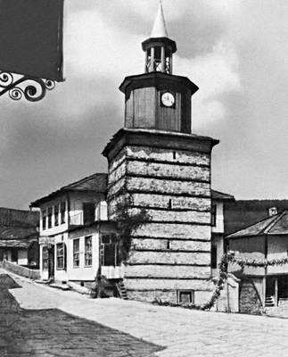 Часовая башня в Трявне. 1813.