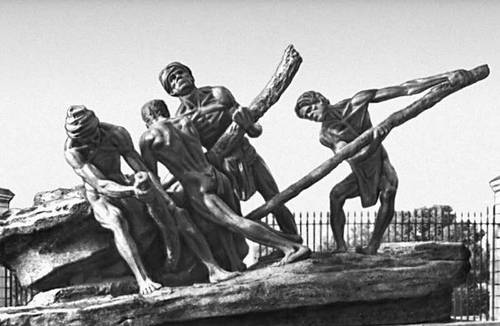 Д. П. Рой Чоудхури. «Триумф труда», 1950-е гг. Национальная галерея современного искусства. Дели.