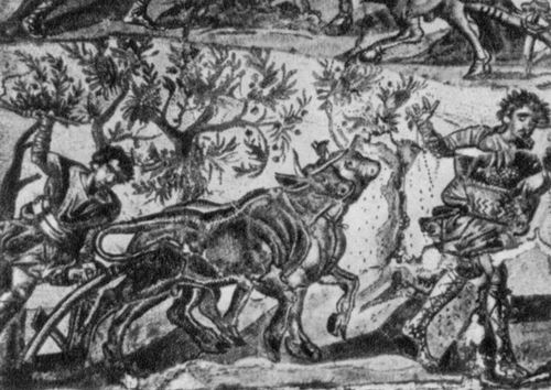Мозаики римского времени (фрагменты): «Сцены сельских работ». Музей г. Шершеля.
