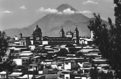 Вид части города Гватемала.