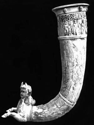 Ритон из Нисы. Слоновая кость. 2 в. до н. э.