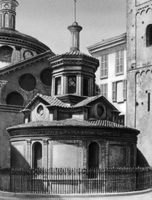 Браманте. Церковь Санта-Мария прессо Сан-Сатиро в Милане. 1479—83. Капелла Снятия со креста.