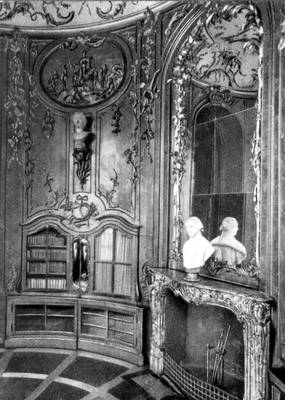 И. А. Наль Старший. Библиотека дворца в Сан-Суси (Потсдам, ГДР). 1746.