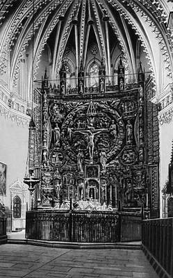 Хиль де Силоэ и Диего де ла Крус. Ретабло церкви монастыря Мирафлорес в Бургосе. Раскрашенное дерево. 1496 — 99.