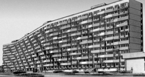 Т. Ружанская, Е. Норек, Д. Олендзская. Жилой дом в районе «Приморье» в Гданьске. 1968.