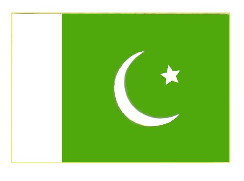 Флаг государственный. Пакистан.