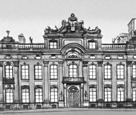 Бельгия. Я. П. Баурсхейдт. Королевский дворец в Антверпене. 1743—45.