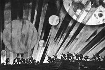Советская живопись 1920—30-х гг. К. Ф. Юон. «Новая планета». 1921. Третьяковская галерея, Москва.