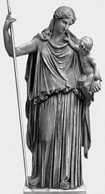 Кефисодот. «Эйрена и Плутос». Около 374 до н. э. Римская копия. Глиптотека. Мюнхен.
