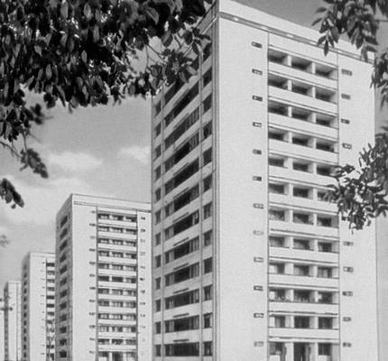 В. Аджент. Жилой район Флоряска в Бухаресте. 1962.