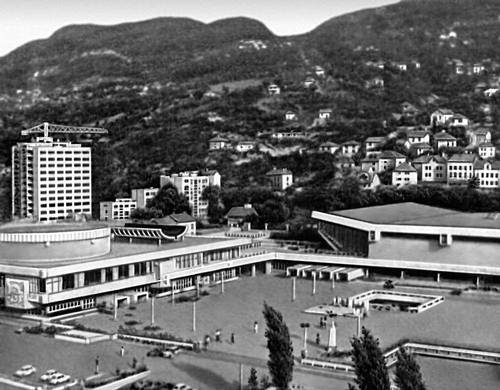 Сараево. Культурно-спортивный центр «Скендерия». 1960-е гг. Архитекторы Ж. Янкович и Х. Мухасилович.