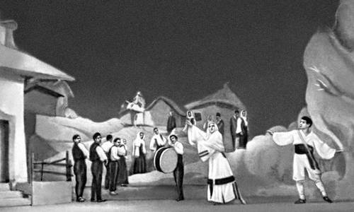 Болгария. Сцены из спектаклей Софийской народной оперы. Балет «Нестинарка» М. Големинова.